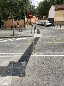 Obra civil desplegament fibra òptica Mataró